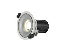 DM201043  Bolor 10 Tridonic Powered 10W 4000K 810lm 36° CRI>90 LED Engine White/Silver Fixed Recessed Spotlight, IP20